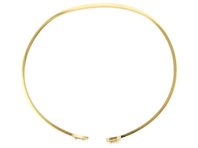 PULSERA MESSIKA MY TWIN TOI & MOI JONC FLEX ORO AMARILLO 18K DIAMANTES 0.3 CT - vista 3