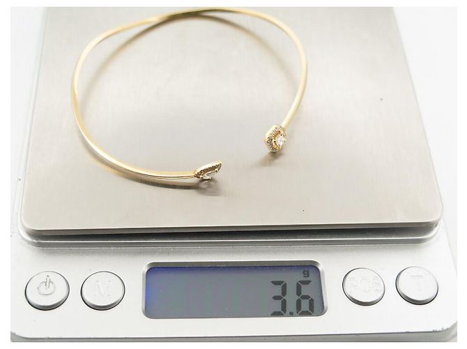 PULSERA MESSIKA MY TWIN TOI & MOI JONC FLEX ORO AMARILLO 18K DIAMANTES 0.3 CT - vista 8