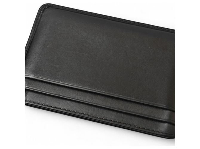 Cambon Tarjetero de cuero negro Chanel - vista 5