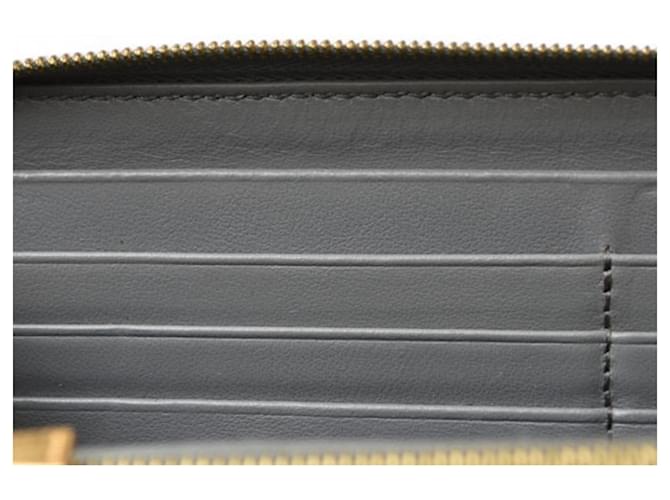 Céline Celine graue Leder Langbörse Braun - Ansicht 11