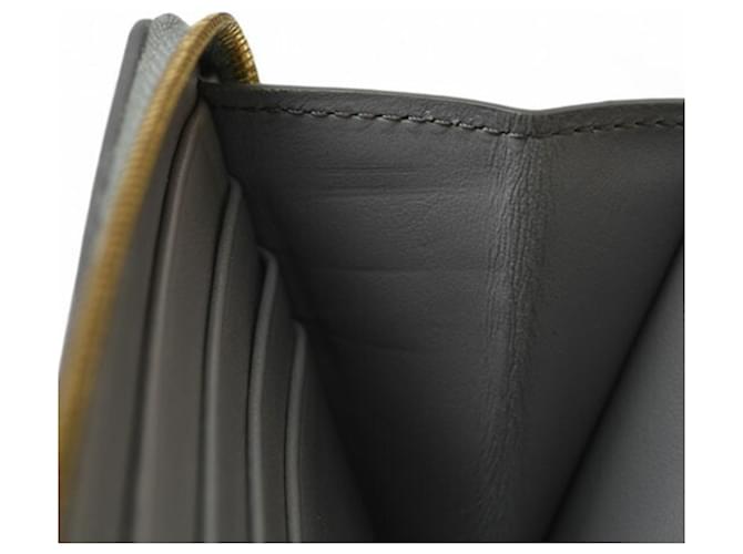 Céline Celine graue Leder Langbörse Braun - Ansicht 13