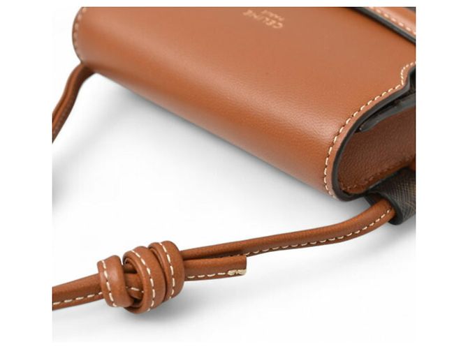 Céline Celine Brown Schultertasche Handyhülle Braun - Ansicht 6