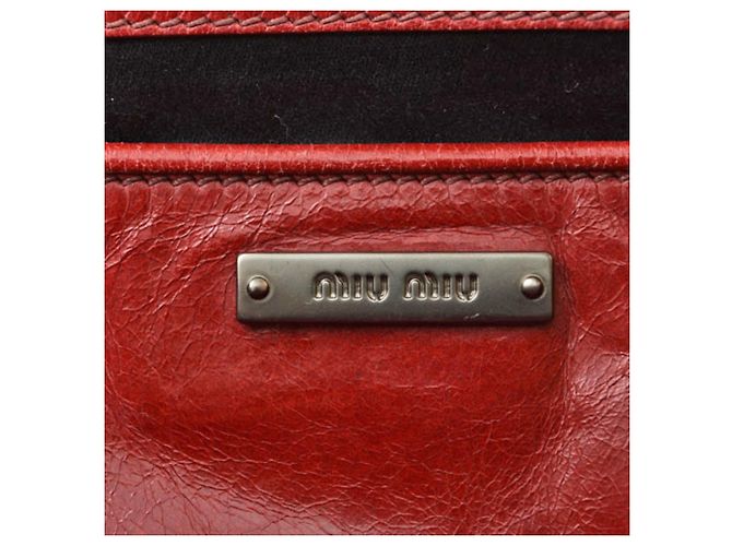 Miu Miu Leder Schultertasche - Ansicht 17