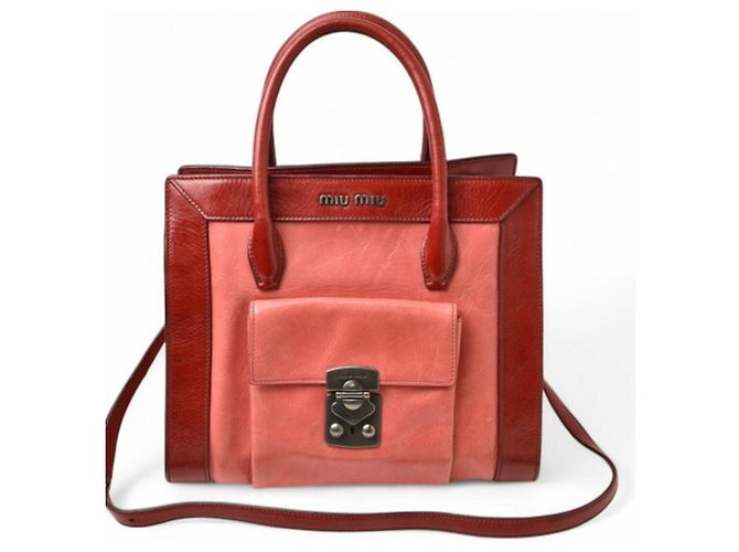 Miu Miu Leder Schultertasche - Ansicht 5