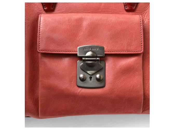 Miu Miu Leder Schultertasche - Ansicht 8