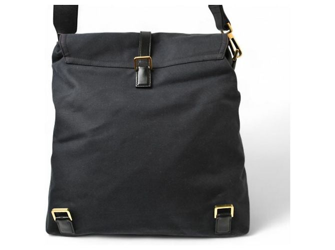 Gucci Black Cotton Canvas Shoulder Bag - view 5