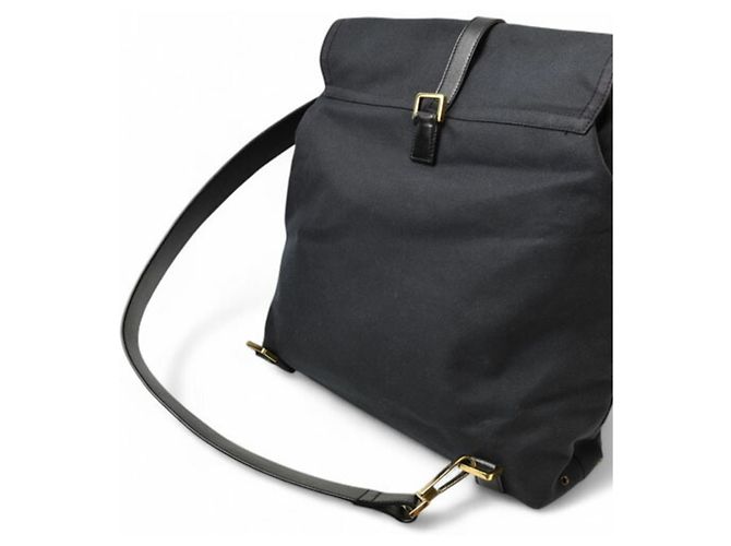 Gucci Black Cotton Canvas Shoulder Bag - view 9