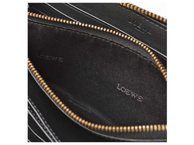 Cartera Larga Bi-Fold Loewe Castaño Negro - vista 10