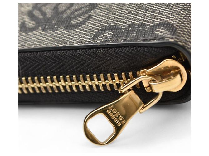Cartera Larga Bi-Fold Loewe Castaño Negro - vista 5