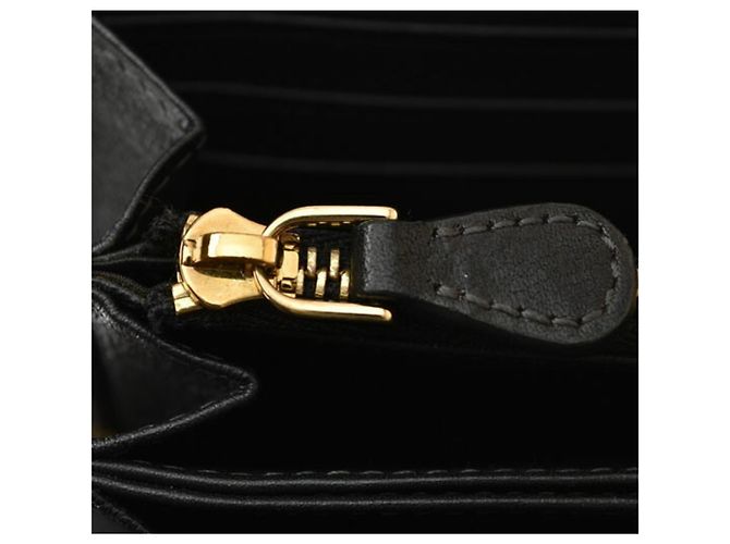 Cartera Larga Bi-Fold Loewe Castaño Negro - vista 7