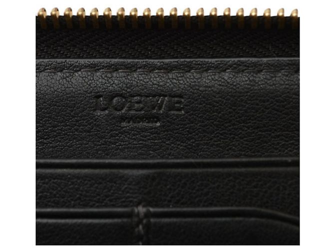 Cartera Larga Bi-Fold Loewe Castaño Negro - vista 8