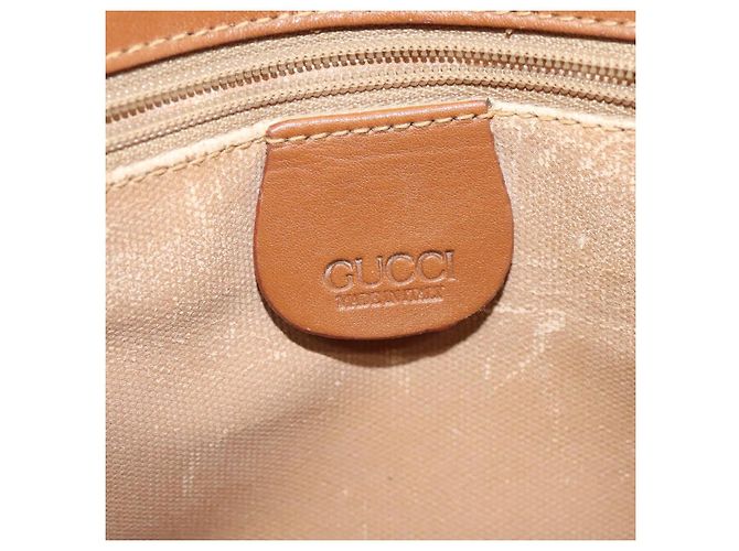 Borsa a Spalla GUCCI in Pelle Marrone Oro 007 14 0074 Auth bs25074 D'oro - vista 18