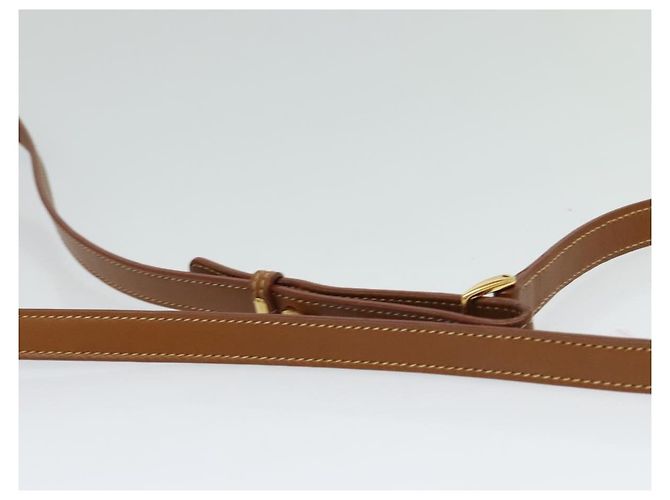 Borsa a Spalla GUCCI in Pelle Marrone Oro 007 14 0074 Auth bs25074 D'oro - vista 7