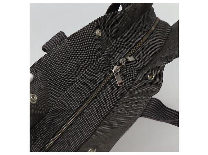 Hermès HERMES Handtasche Her Line MM aus grauem Canvas Auth sw509 Braun - Ansicht 6