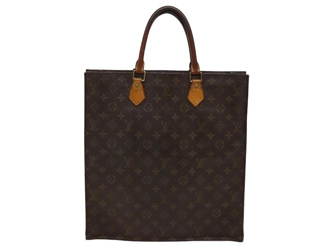 LOUIS VUITTON Monogram Sac Plat Handtasche M51140 LV Auth 119195 Monogramm - Ansicht 2