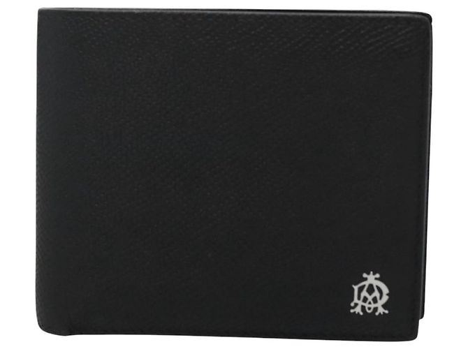 Alfred Dunhill Portafoglio in pelle nera Dunhill Auth am8366 Nero - vista 13