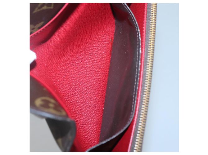 LOUIS VUITTON Monogram Portafoglio Emilie Long Wallet Rosso M60697 Auth ar13497 Monogramma - vista 19