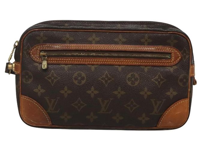 LOUIS VUITTON Monogram Marly Dragonne GM Borsa Clutch M51825 LV Auth hk2543 Monogramma - vista 13