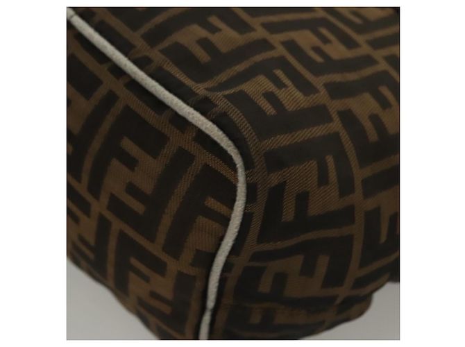 FENDI Zucca Canvas Handtasche Schwarz Braun Auth ep8782 - Ansicht 15
