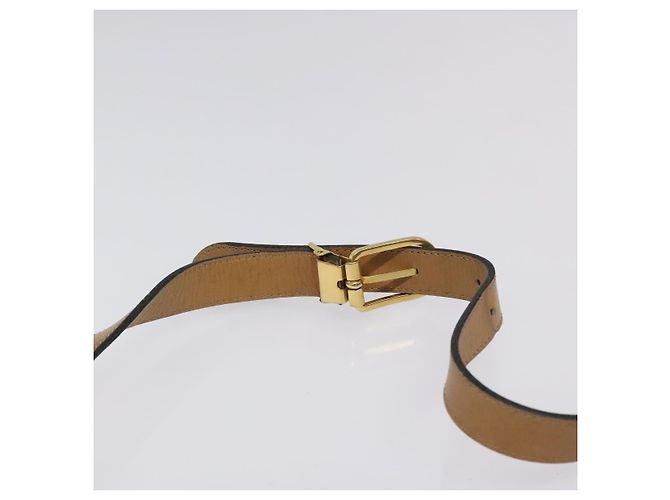 Borsa a spalla in tela a nido d'ape Christian Dior PVC nera e dorata Auth bs24741 Nero D'oro - vista 8