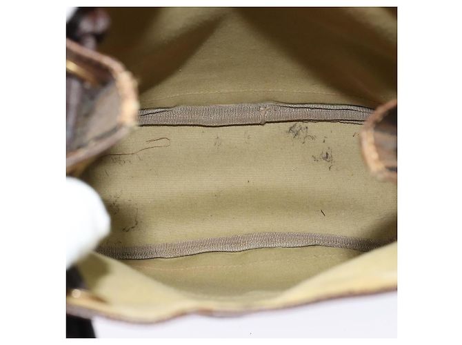 Borsa a spalla GUCCI GG Supreme PVC Beige Auth BA1143 - vista 11