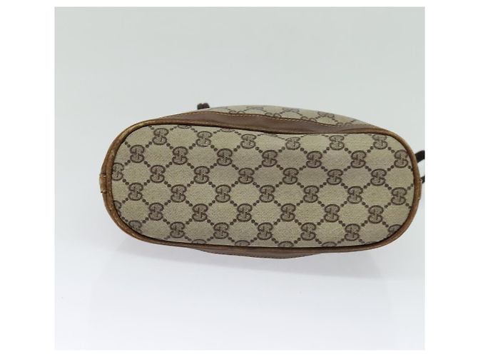 Borsa a spalla GUCCI GG Supreme PVC Beige Auth BA1143 - vista 5