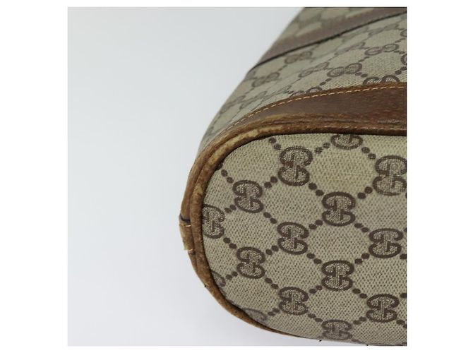 Borsa a spalla GUCCI GG Supreme PVC Beige Auth BA1143 - vista 9