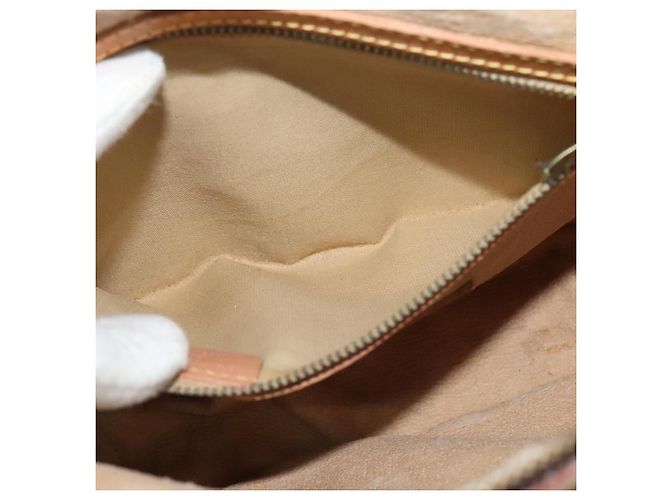 ETRO Borsa a Spalla Paisley PVC Marrone Oro Auth am8284 D'oro - vista 19