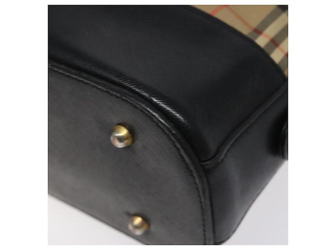Borsa a spalla Nova Check Burberry in tela beige Auth 120468 - vista 14
