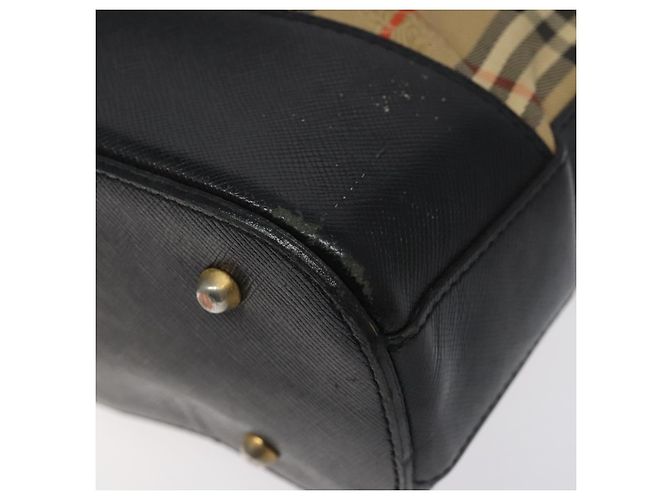 Borsa a spalla Nova Check Burberry in tela beige Auth 120468 - vista 16