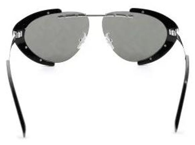 Fendi Sonnenbrille Monogramm Acetat Schwarz - Ansicht 3