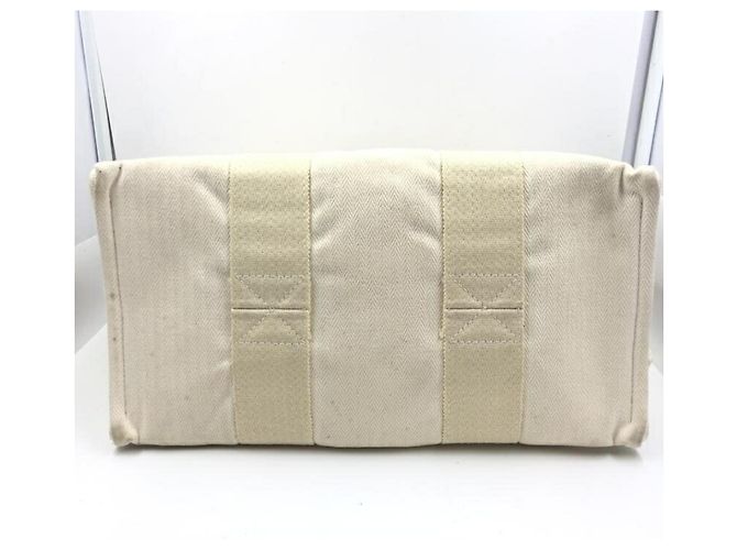 Borsa tote in tela Cannes MM di Hermès - vista 3