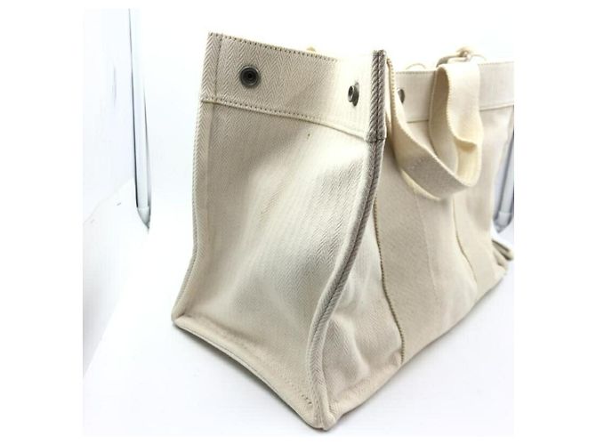 Borsa tote in tela Cannes MM di Hermès - vista 4