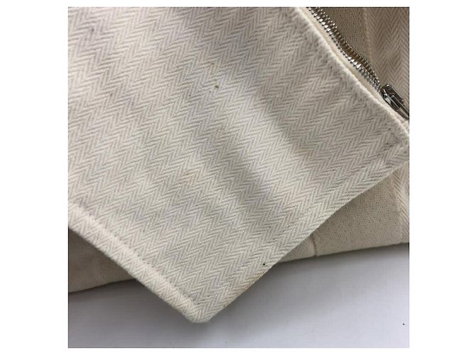 Borsa tote in tela Cannes MM di Hermès - vista 9