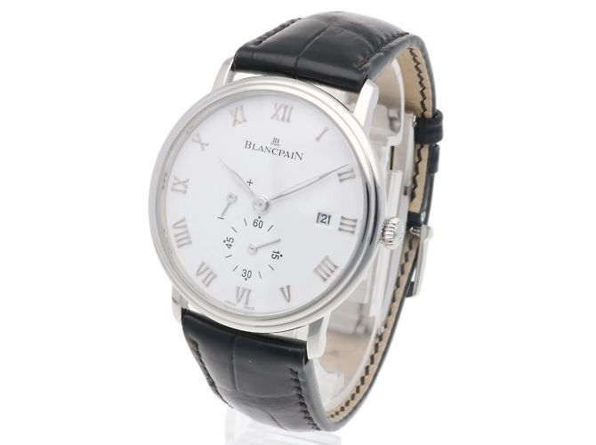 Orologio Ultra Blancpain Villeret Nero Bianco - vista 3