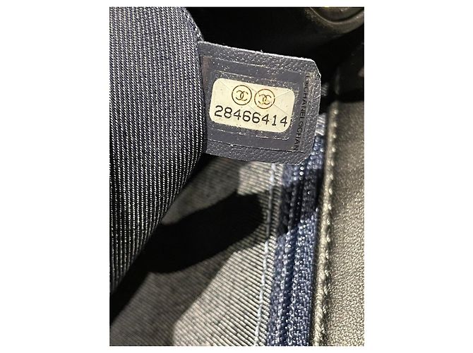 Borsa Chanel CC Mania in pelle d'agnello nera Nero - vista 9