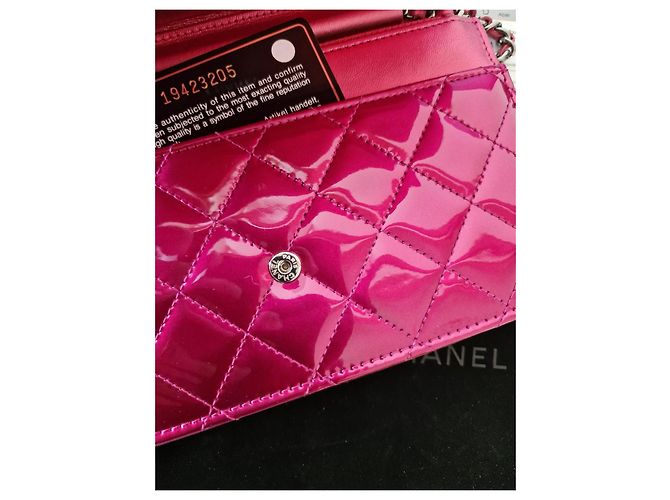 Wallet On Chain Chanel Portafoglio sulla catena BOY Rosa - vista 5