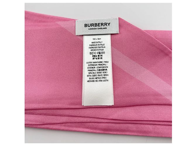 Perfetto per un regalo sciarpa Burberry Rosa - vista 3