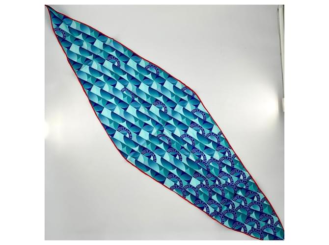 Sciarpa in seta Bulgari Diamond Multicolore - vista 6