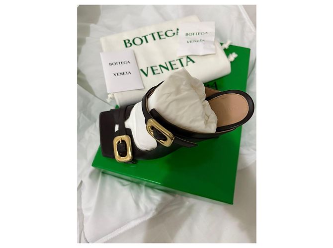Bottega Veneta Sandale Hellbraun - Ansicht 3