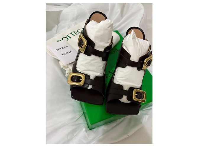 Bottega Veneta Sandale Hellbraun - Ansicht 9