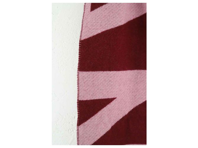 Isabel Marant Etoile Sciarpa in lana bordeaux - vista 2