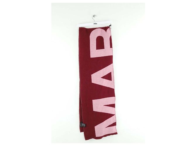 Isabel Marant Etoile Sciarpa in lana bordeaux - vista 3