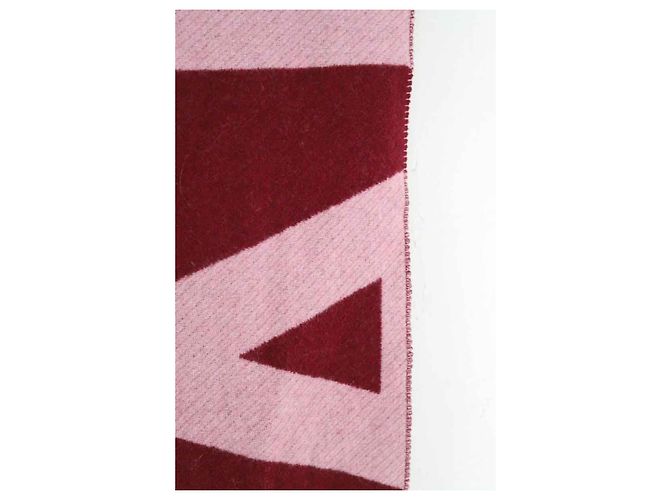 Isabel Marant Etoile Sciarpa in lana bordeaux - vista 5