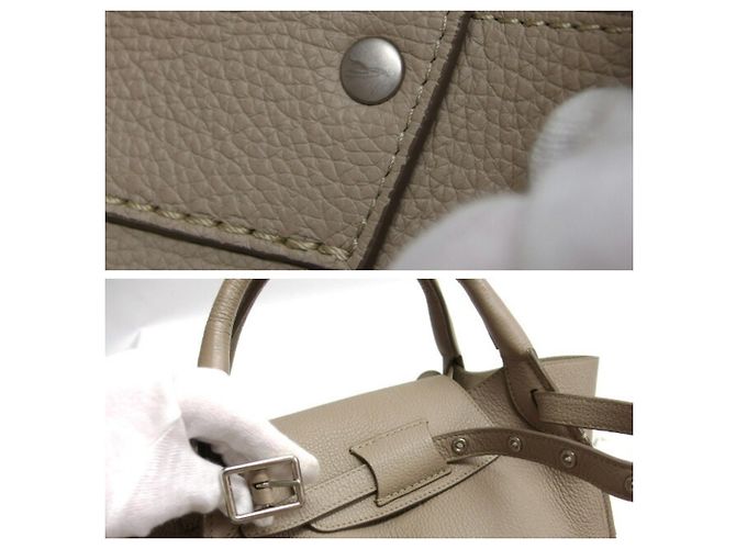 Céline Celine Big Bag Petit Tote en Greige - vue 11