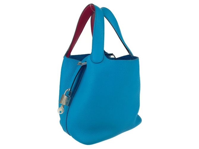 Hermès Bolso Hermes Picotin Lock PM Eclat Azul - vista 2
