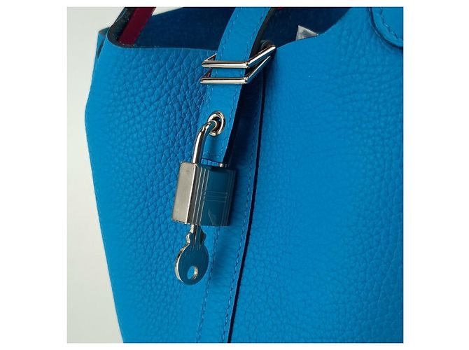 Hermès Bolso Hermes Picotin Lock PM Eclat Azul - vista 6