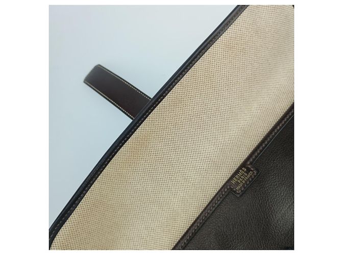 Hermès Borsa Clutch Hermes Jige PM Marrone scuro - vista 8