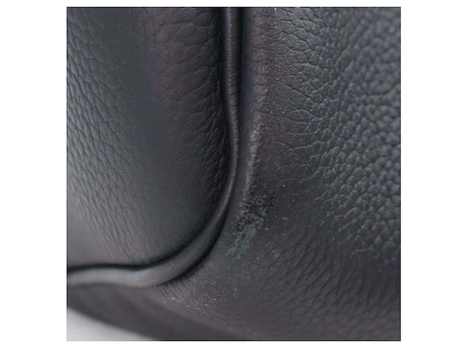 Louis Vuitton Black Aerogram Keepall Bandoulière 40 Noir - vue 12