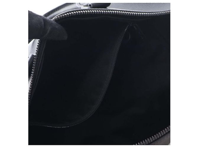 Louis Vuitton Black Aerogram Keepall Bandoulière 40 Noir - vue 9